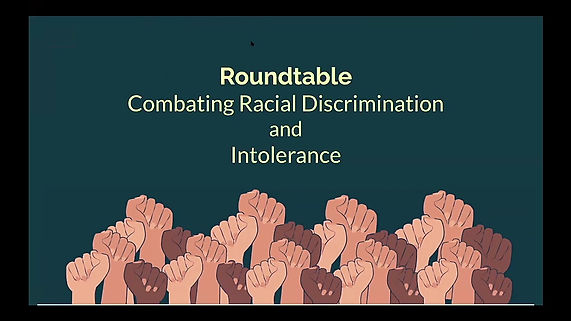 Combating Racism and Intolerance - 3.26.21 Roundtable
